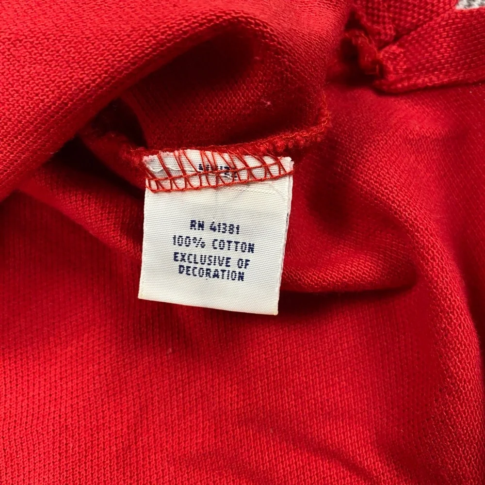 Polo Ralph Lauren Mens LT Tall Red Short Sleeve Pique Cotton Polo Shirt Pony - Picture 5 of 11